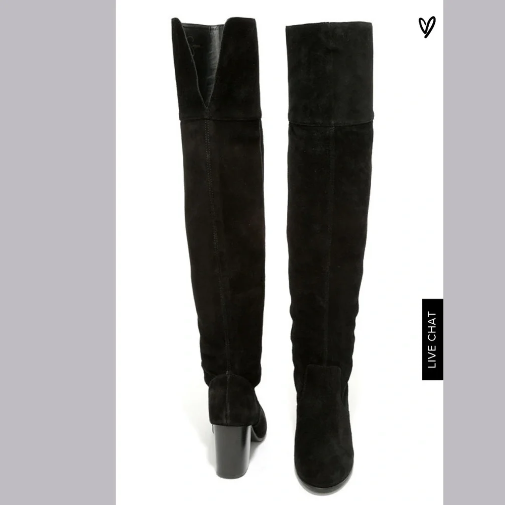 Jessica Simpson Black Over the Knee Boots